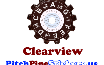 Clearly Seeing My Tombo – Pitch Pipe Stickers